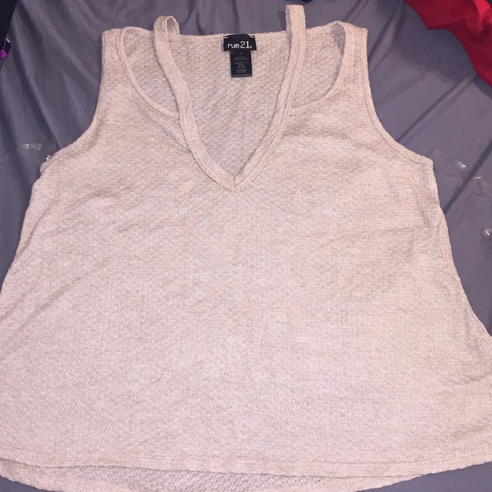 Light brown tank top